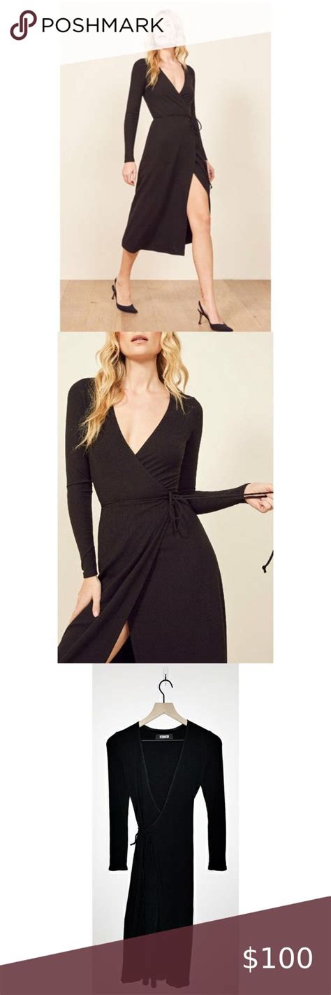 celine wrap dress black|Celine.